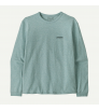 T-shirt Patagonia Long-Sleeved P-6 Logo Responsibili-Tee W's